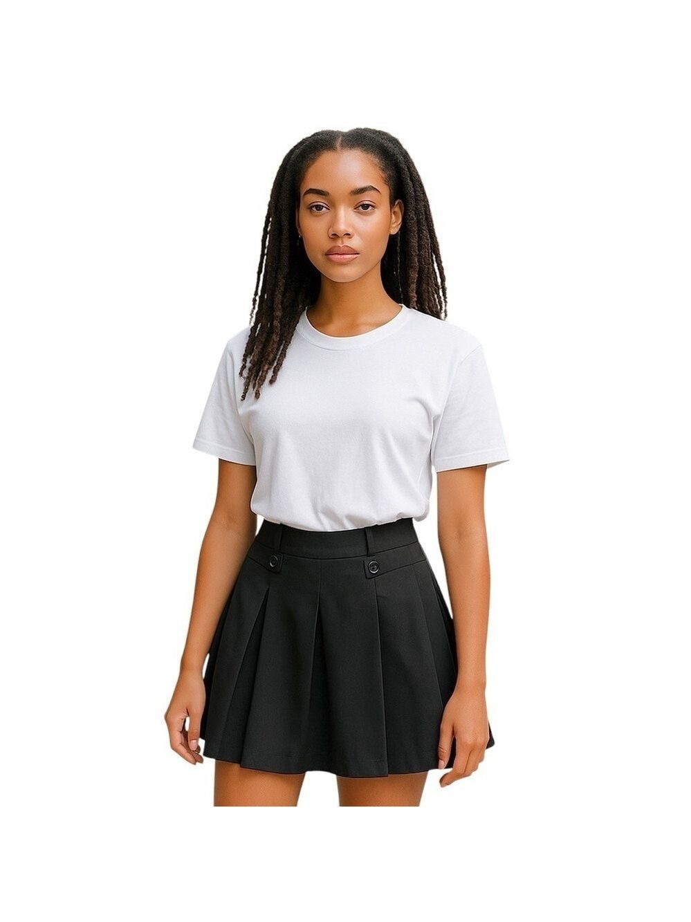 Ted Baker Pleated Mini Skirt Black Women’s Size 1